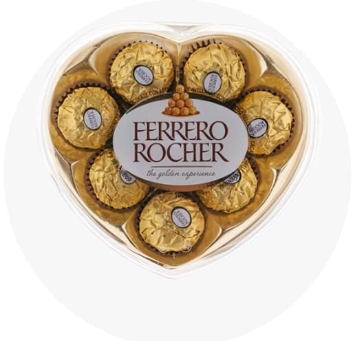 Ferrero Roche corazon x8