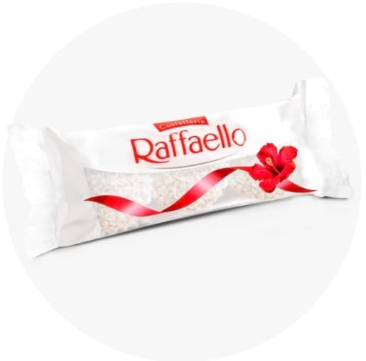 Chocolates Raffaello x3 